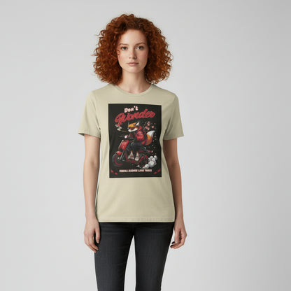 Don’t Wonder – People Look Twice | Cooles Cyber-Fuchs Streetwear Shirt