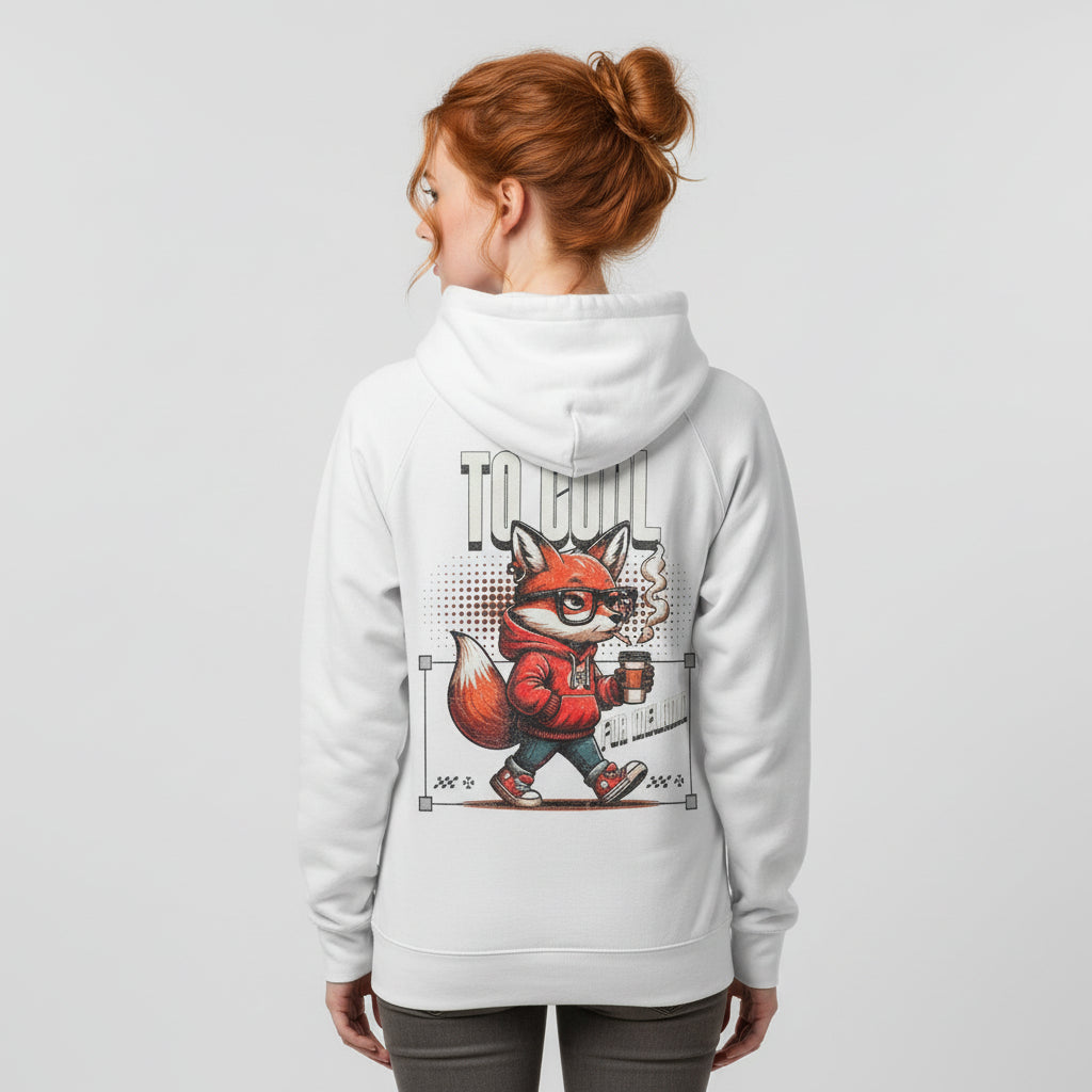 Too Cool for Melanin – Cooler Fuchs Hoodie mit Style & Humor