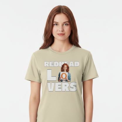 Redhead Lovers – Lustiges Rothaarigen-Fan Shirt mit Charaktermotiv