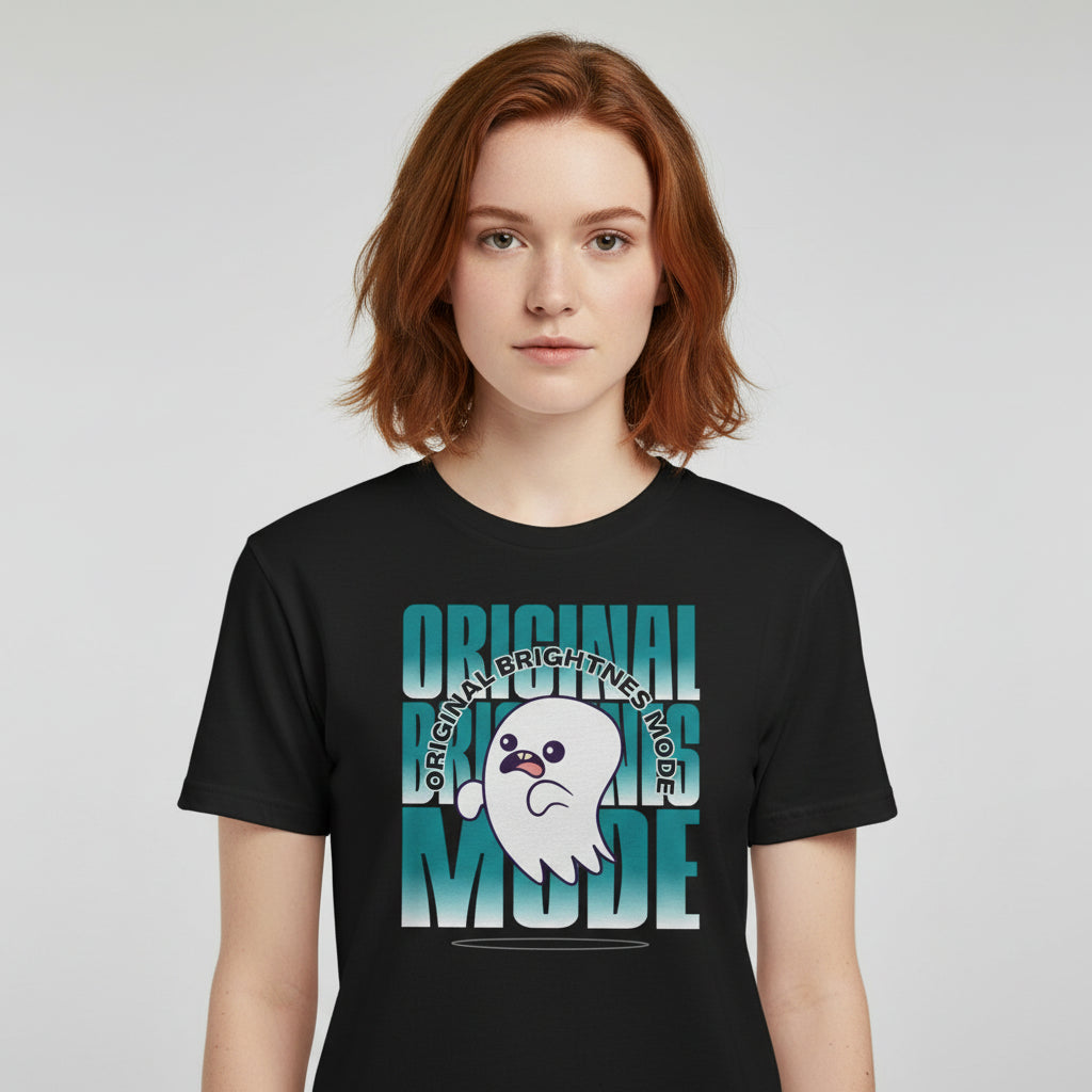 Original Brightness Mode – Lustiges Ghost Shirt für Blasshäutige