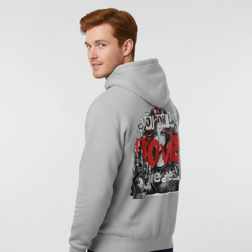 You Only Love Redheads – Edgy Graphic Hoodie für echte Ginger-Fans