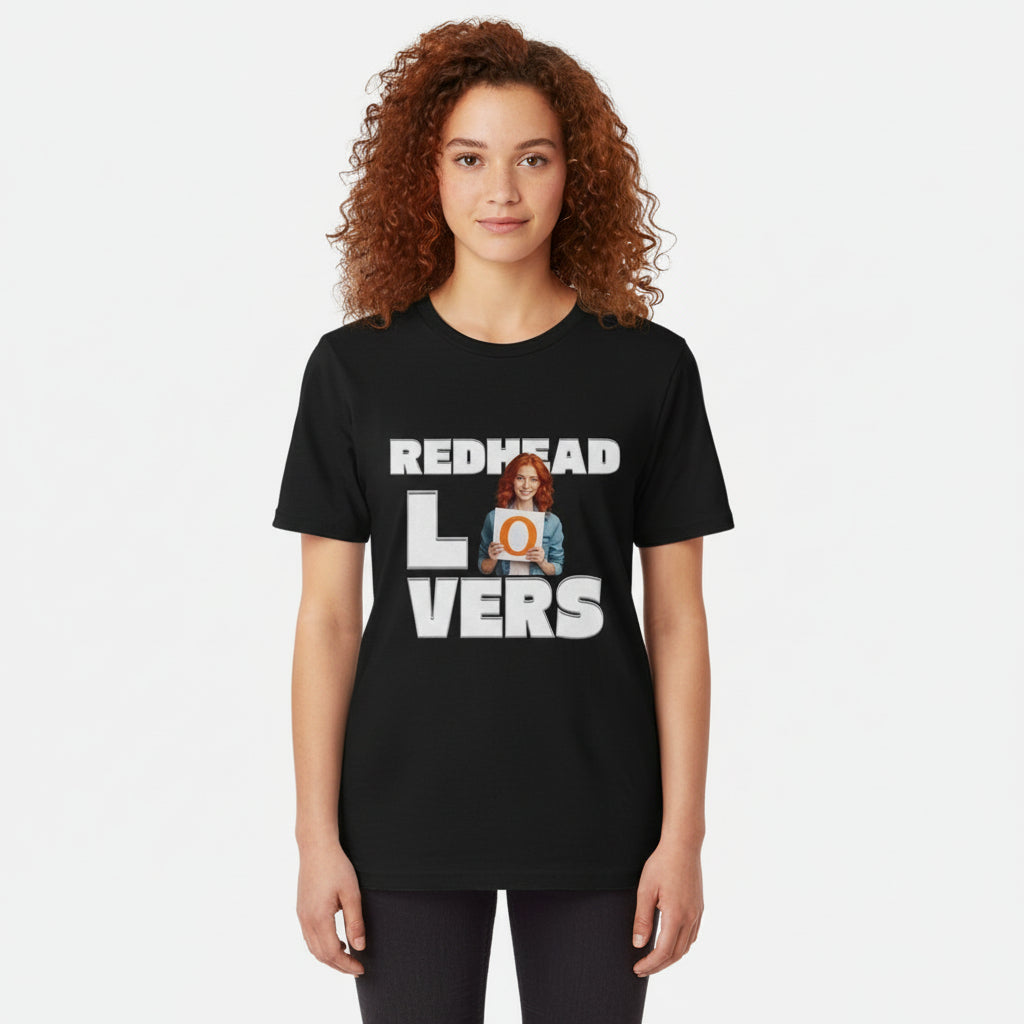 Redhead Lovers – Lustiges Rothaarigen-Fan Shirt mit Charaktermotiv