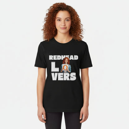 Redhead Lovers – Lustiges Rothaarigen-Fan Shirt mit Charaktermotiv