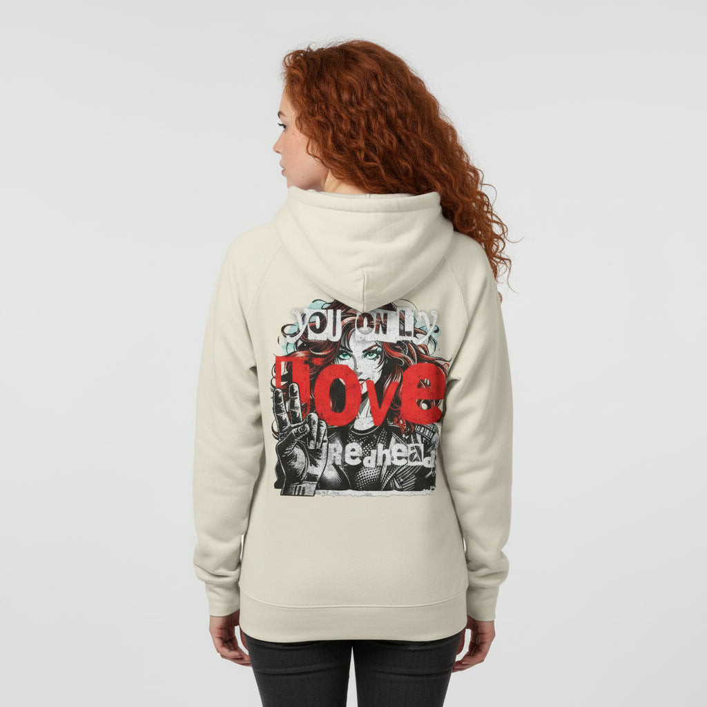 You Only Love Redheads – Edgy Graphic Hoodie für echte Ginger-Fans