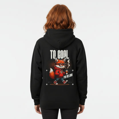 Too Cool for Melanin – Cooler Fuchs Hoodie mit Style & Humor