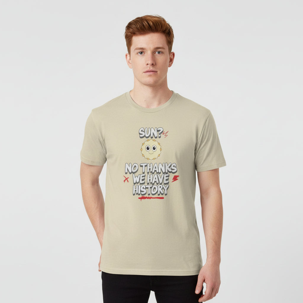 Sun? No Thanks – Lustiges Anti-Sonne Shirt für Rothaarige & Sonnenmuffel