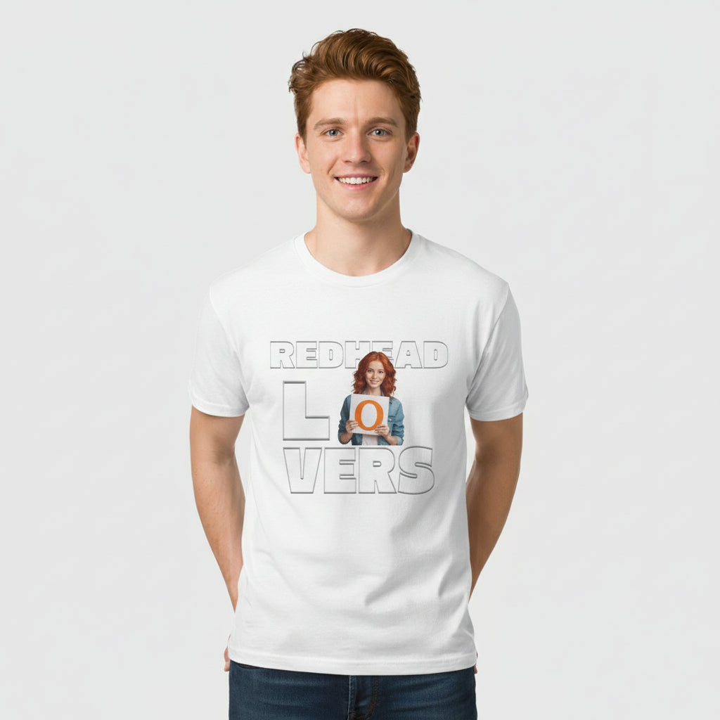 Redhead Lovers – Lustiges Rothaarigen-Fan Shirt mit Charaktermotiv