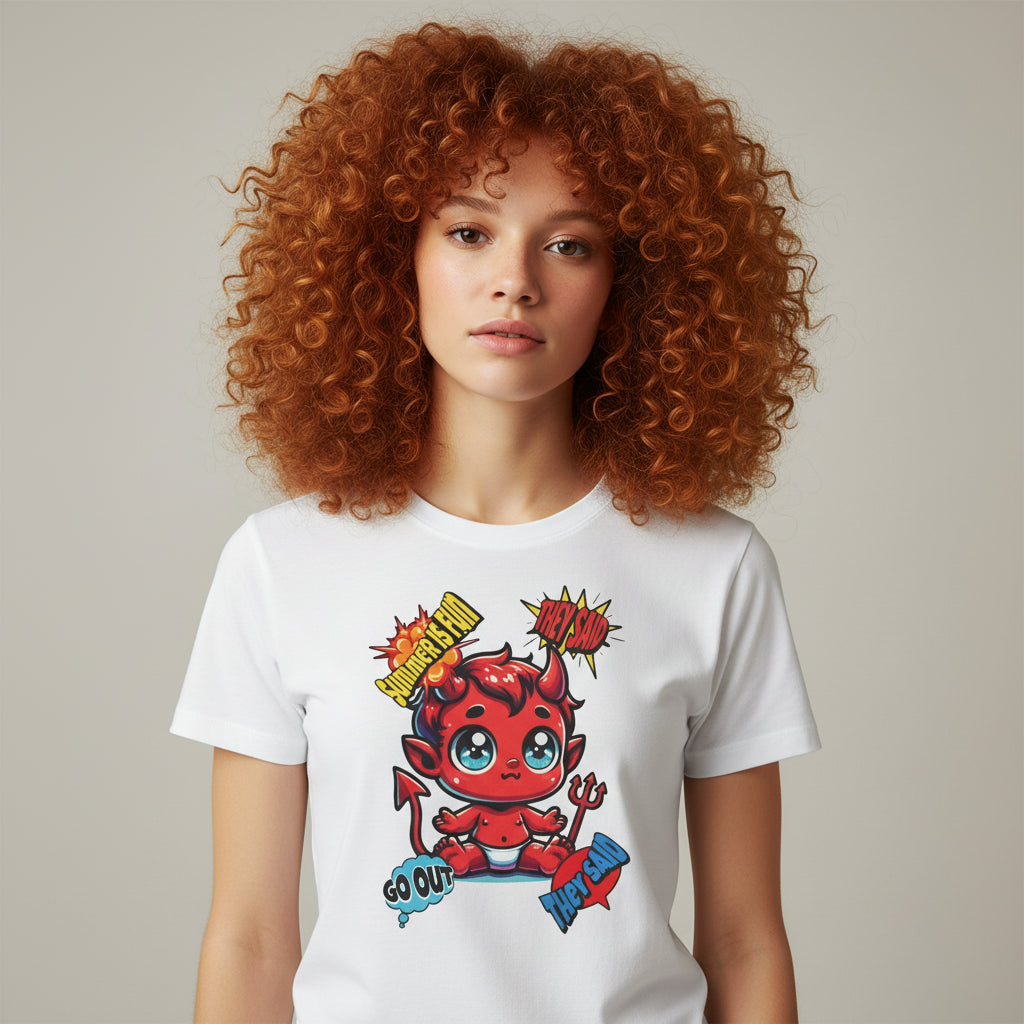 Summer is Fun – They Said | Lustiges Devil Baby Sommer Shirt