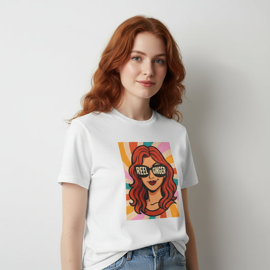 Reel Ginger – Retro Rothaarigen Shirt mit stylischer Grafik