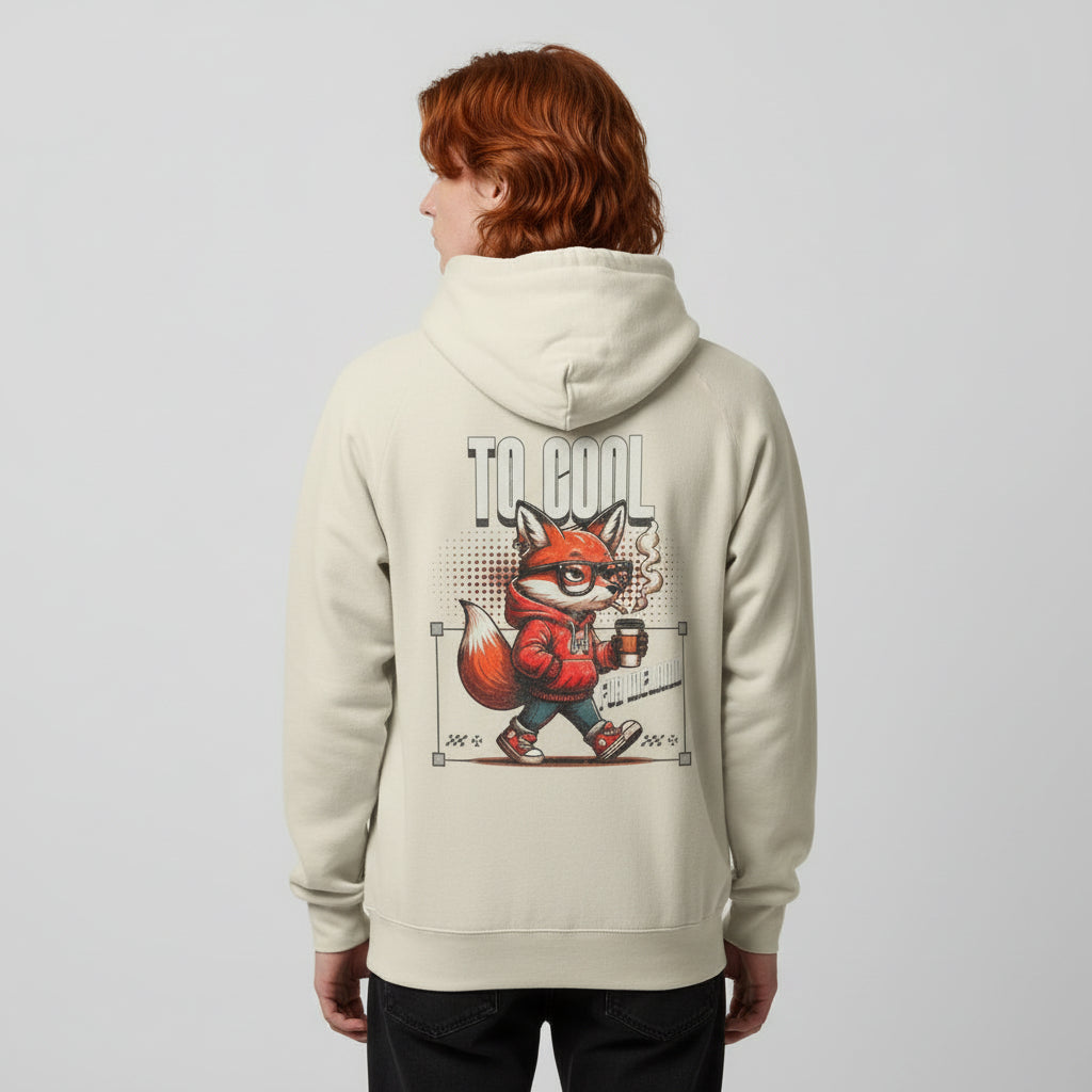 Too Cool for Melanin – Cooler Fuchs Hoodie mit Style & Humor