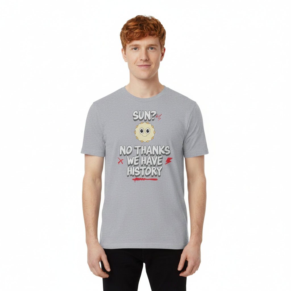 Sun? No Thanks – Lustiges Anti-Sonne Shirt für Rothaarige & Sonnenmuffel