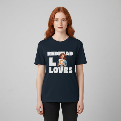 Redhead Lovers – Lustiges Rothaarigen-Fan Shirt mit Charaktermotiv