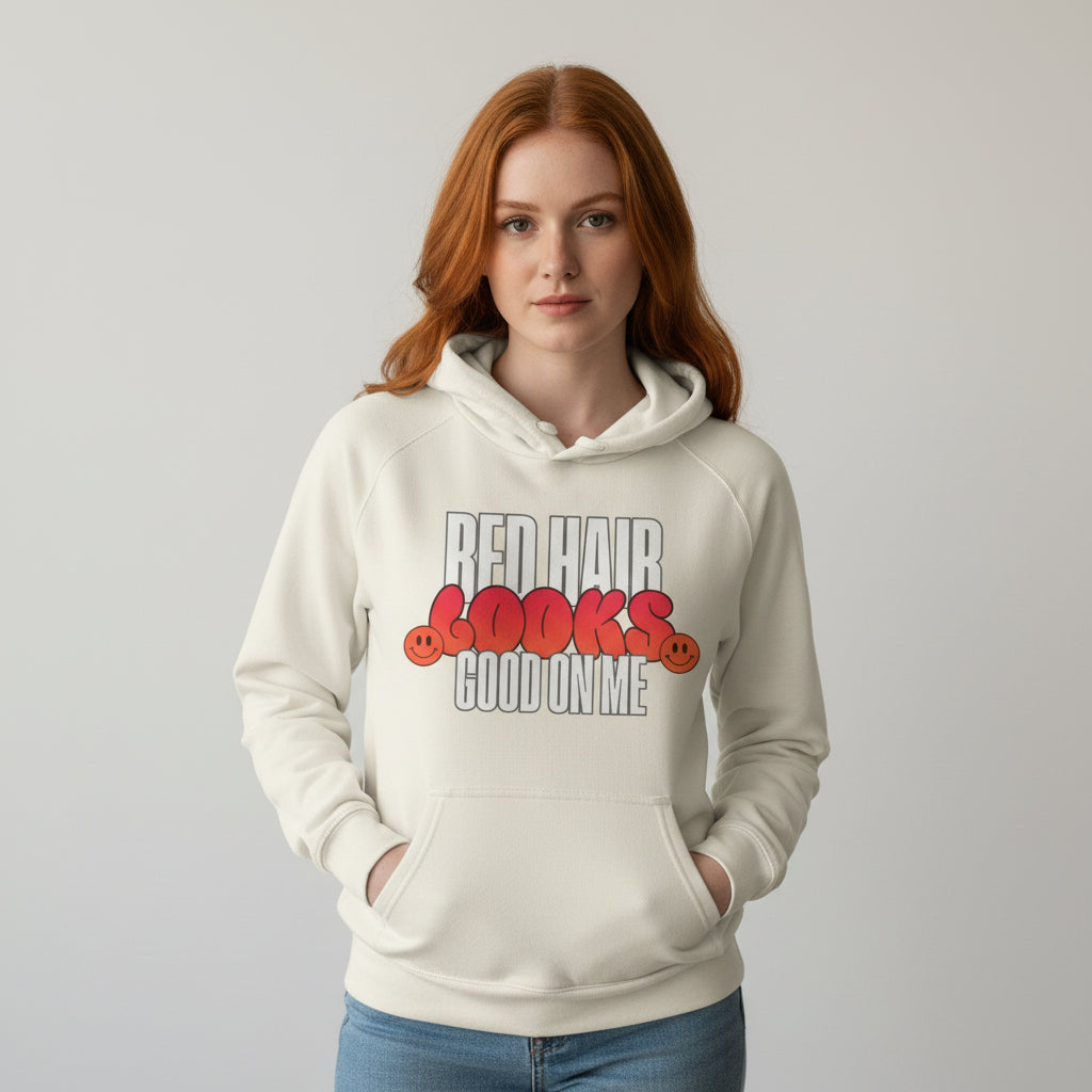 Red Hair Looks Good On Me – Lustiger Hoodie für echte Ginger-Vibes
