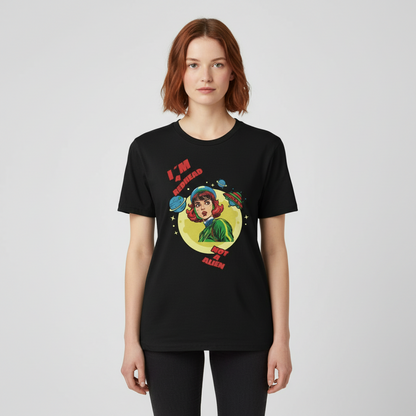 I’m a Redhead, Not an Alien – Lustiges Retro Sci-Fi Redhead Shirt
